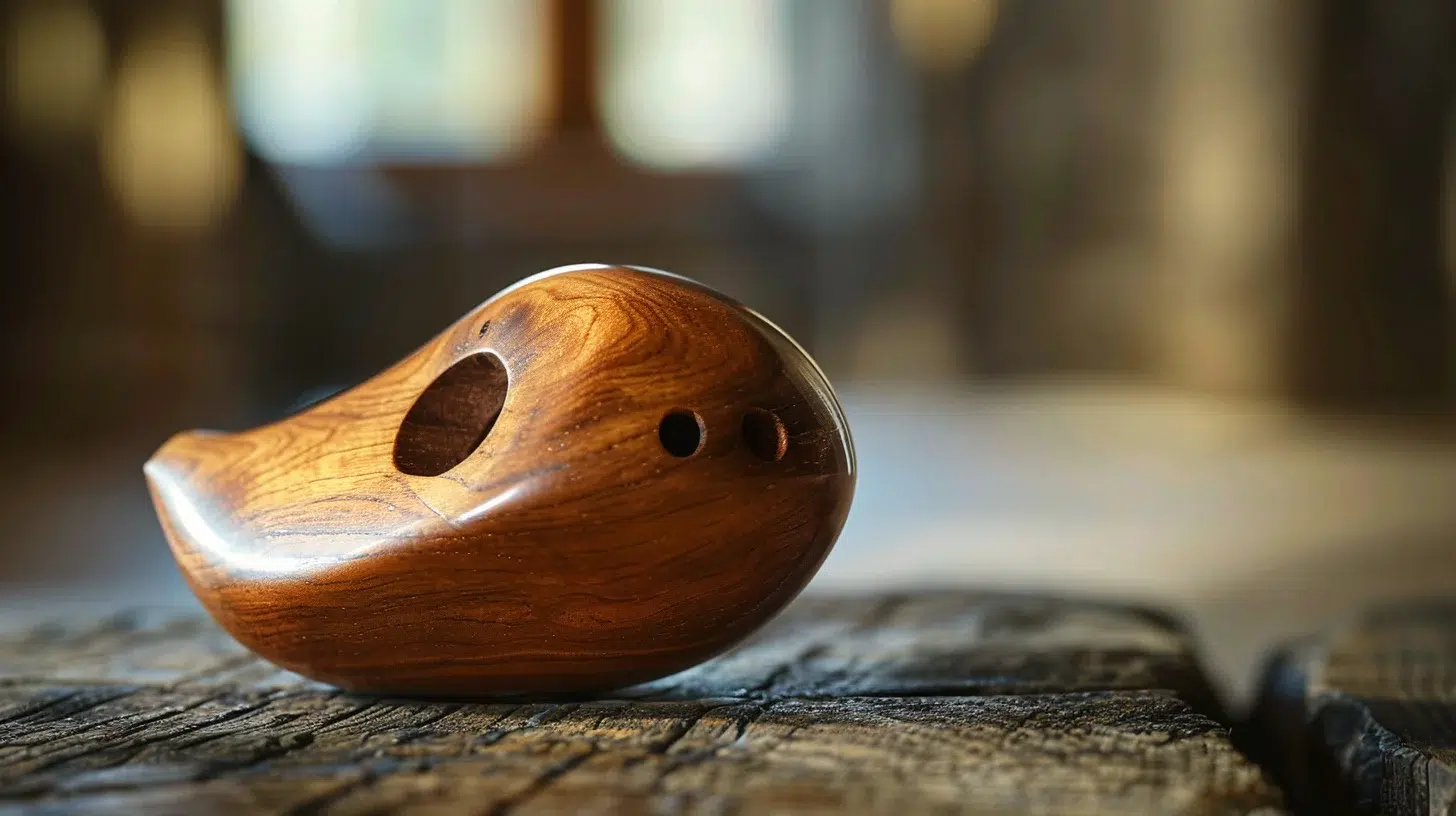 ocarina en bois massif