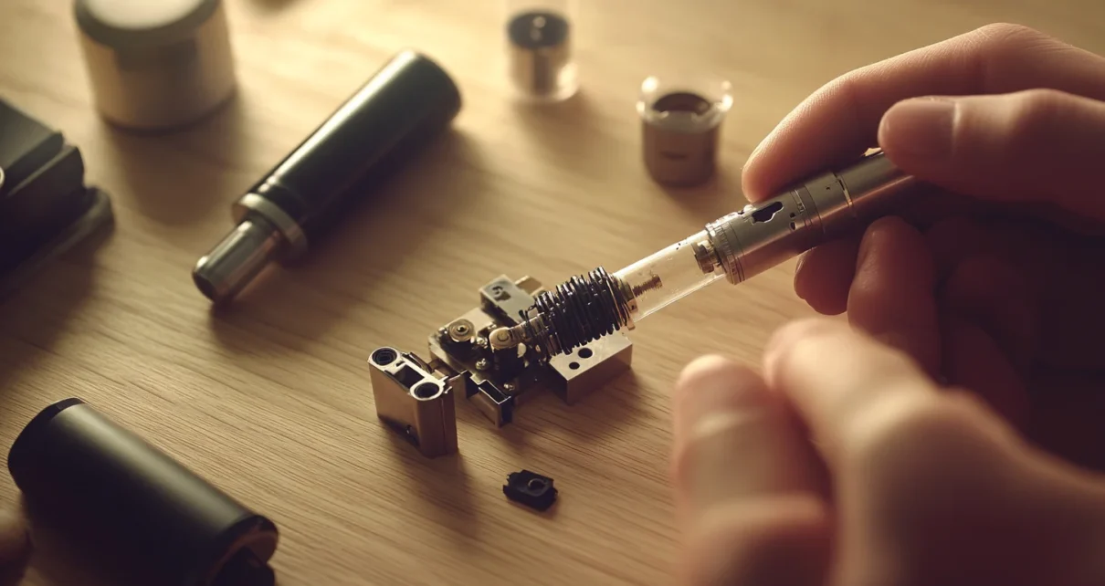 réinitialiser e-cigarette
