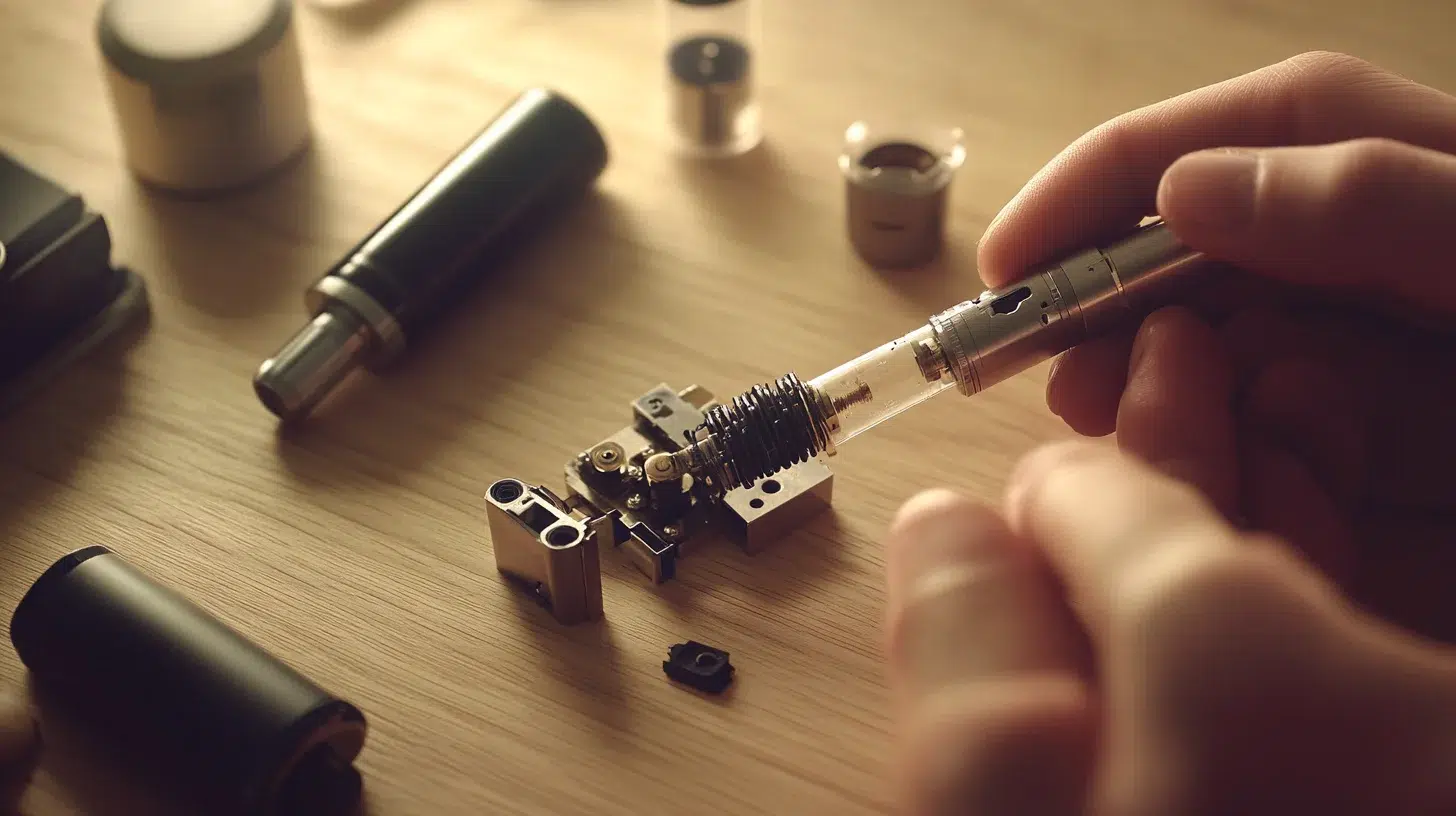 réinitialiser e-cigarette