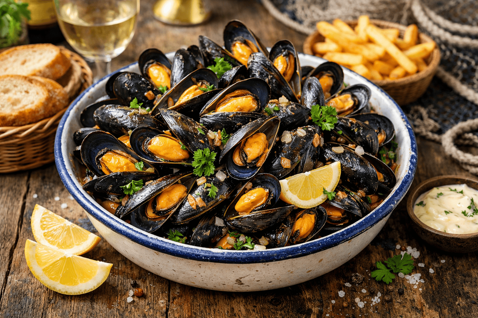 moules de bouchot saison