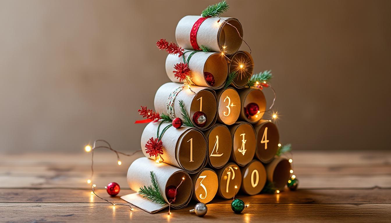 transformez votre noël en une expérience créative et festive avec notre calendrier de l’avent en papier toilette. découvrez des idées originales pour décorer votre maison tout en attendant le jour j. parfait pour petits et grands, laissez libre cours à votre imagination pour un noël inoubliable !