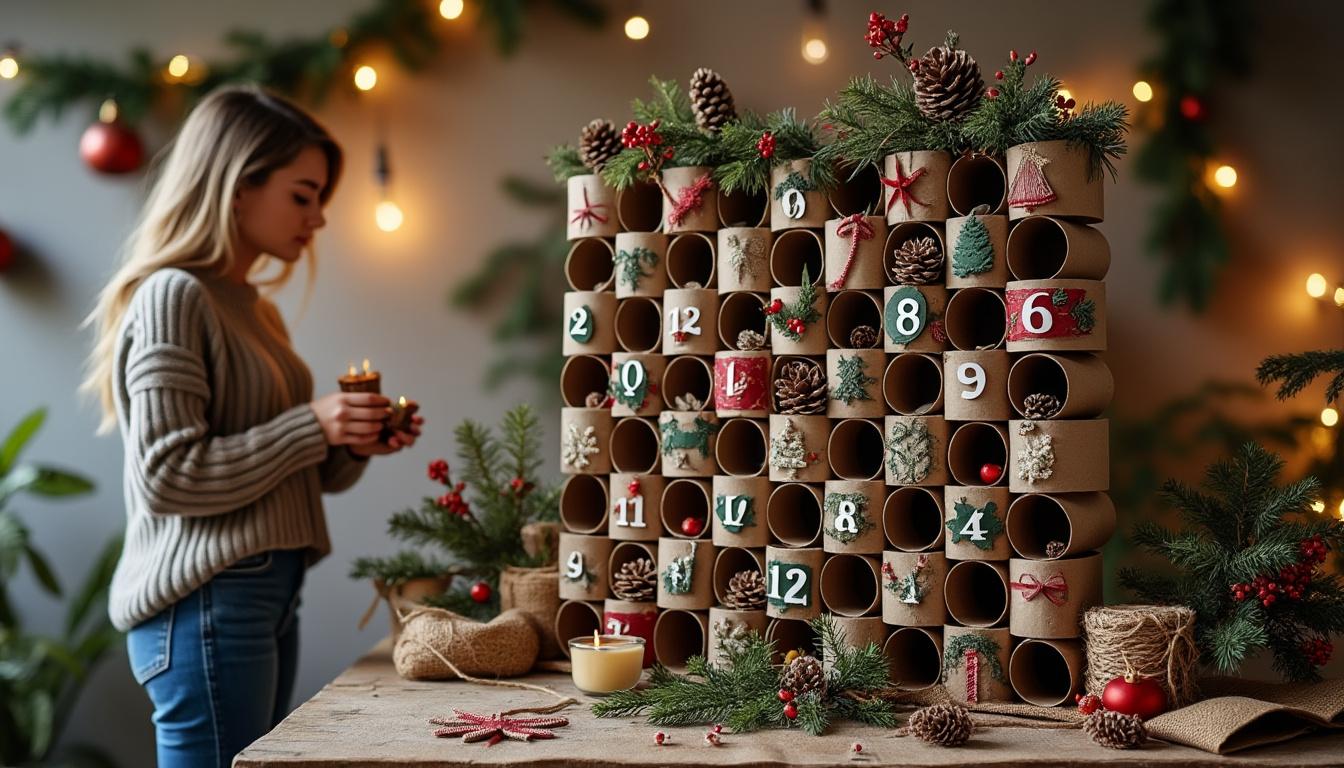 transformez votre noël en une célébration mémorable avec notre ingénieuse idée de calendrier de l’avent en papier toilette. découvrez comment réaliser des surprises amusantes et créatives pour chaque jour de décembre, tout en ajoutant une touche festive et écologique à vos préparatifs de fête.