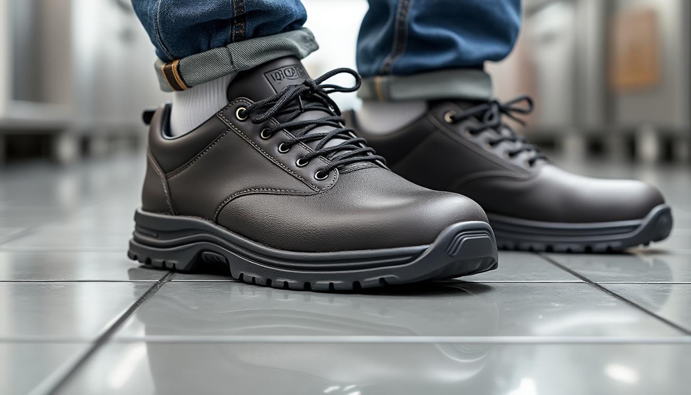 découvrez notre sélection de chaussures de sécurité pour la cuisine, alliant style et fonctionnalité à des prix abordables. conçues pour assurer votre confort et votre protection, ces chaussures élégantes répondront à toutes vos exigences professionnelles sans compromettre votre look.