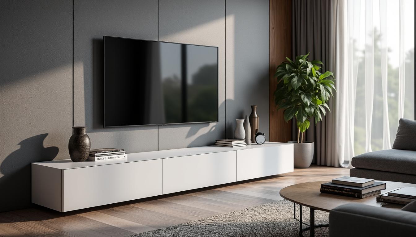 découvrez nos conseils pour choisir le meuble tv à led blanc laqué horizon idéal pour sublimer votre espace. alliant esthétique moderne et fonctionnalité, ce guide vous aidera à harmoniser votre intérieur tout en optimisant votre confort visuel.