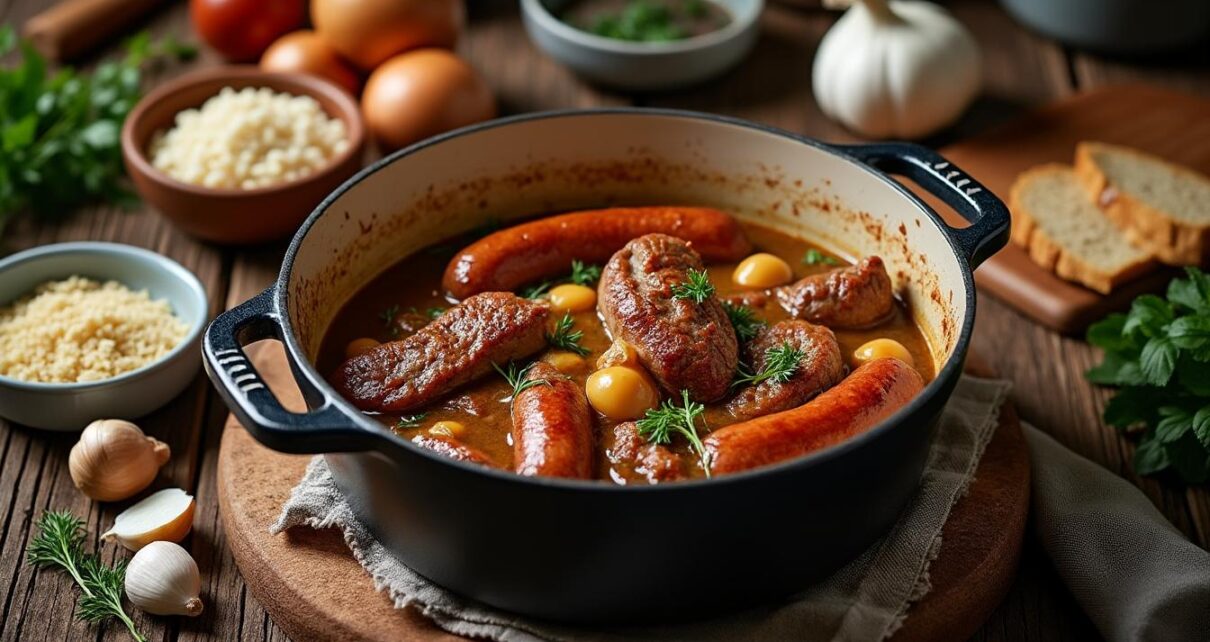découvrez la délicieuse recette du cassoulet de castelnaudary, un plat traditionnel du sud de la france. savourez ce mélange parfait de haricots, viandes et épices pour un repas réconfortant et authentique.