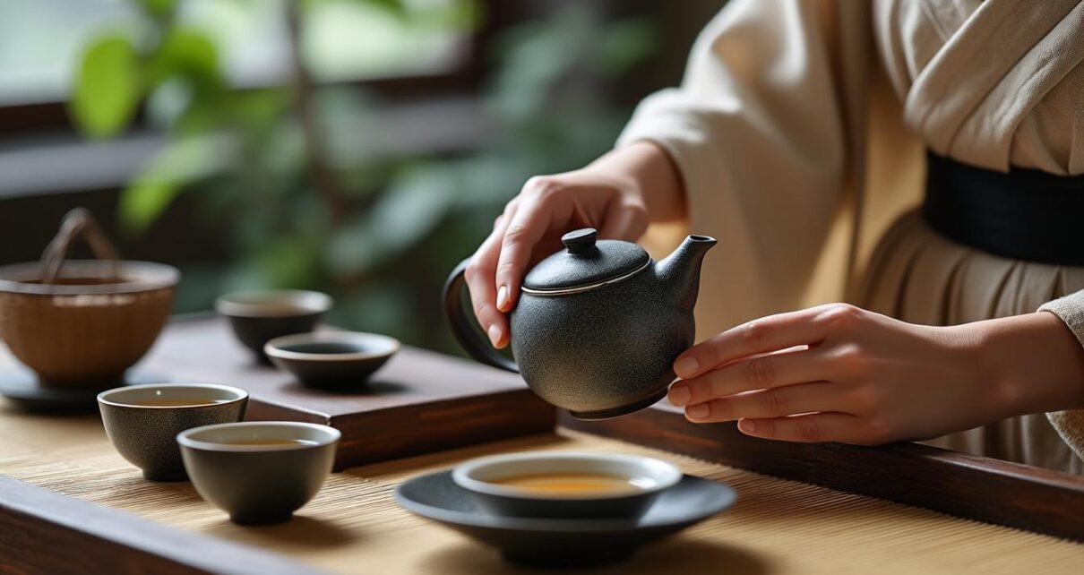 plongez dans l'univers du service de thé japonais, une tradition raffinée riche en histoire et en symbolisme. explorez l'art du thé à travers ses rituels, ses techniques et ses saveurs uniques qui ont traversé les siècles.