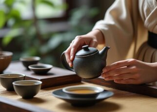 plongez dans l'univers du service de thé japonais, une tradition raffinée riche en histoire et en symbolisme. explorez l'art du thé à travers ses rituels, ses techniques et ses saveurs uniques qui ont traversé les siècles.