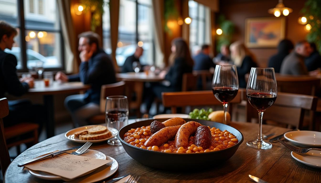 découvrez notre sélection des meilleurs restaurants pour déguster un cassoulet authentique à paris cette année. suivez notre guide des adresses incontournables pour savourer ce plat traditionnel dans la capitale.