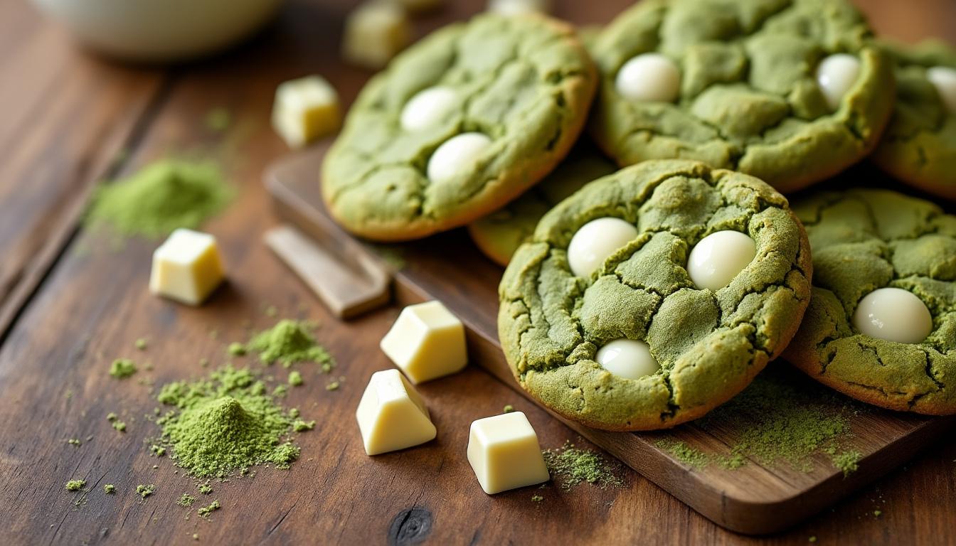découvrez des idées gourmandes pour revisiter vos biscuits avec ces recettes de cookies au matcha et chocolat blanc. laissez-vous tenter par des saveurs originales et inspirez vos prochaines pauses sucrées !