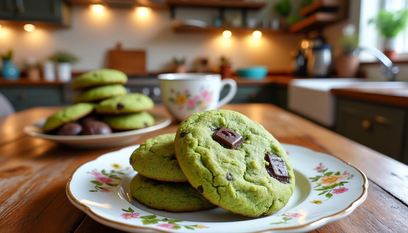 découvrez des idées gourmandes avec nos variations de cookies au matcha et chocolat blanc : recettes originales, astuces et saveurs uniques pour régaler vos papilles !