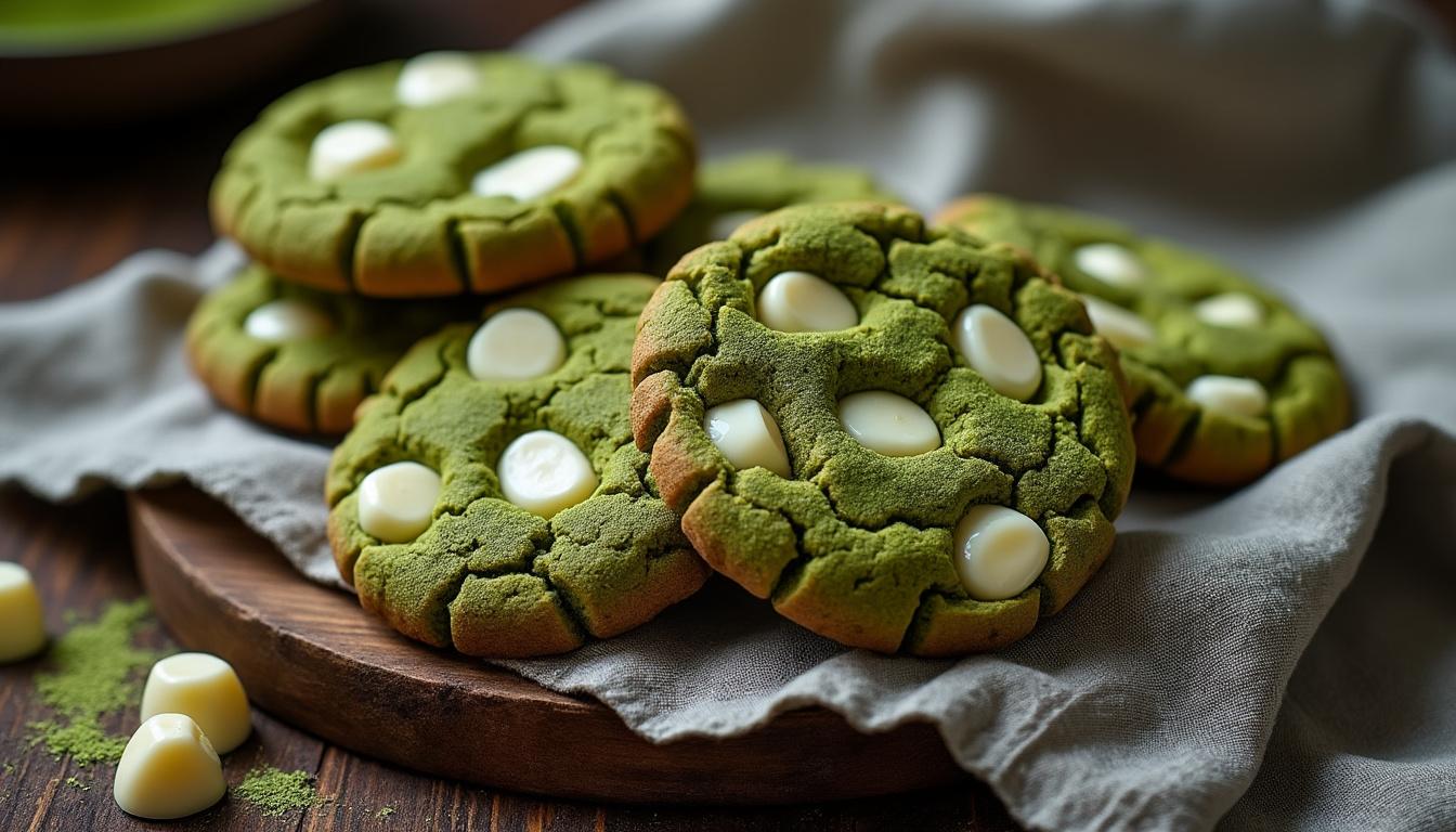 découvrez des idées gourmandes avec nos recettes créatives de cookies au matcha et chocolat blanc. inspirez-vous pour surprendre vos papilles avec ces délicieuses variations originales !