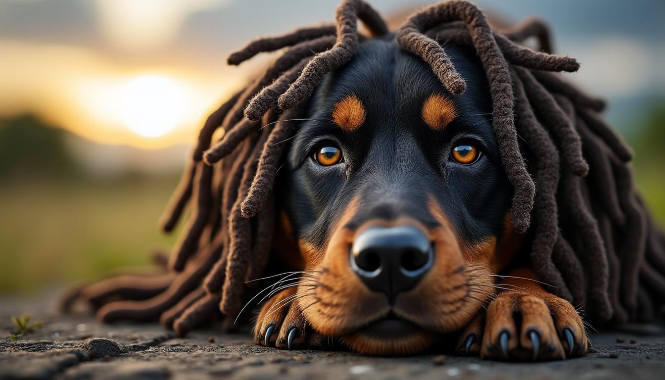 découvrez la tendance des chiens avec dreadlocks, un style audacieux qui réinvente les codes de la beauté canine et fait sensation chez les amateurs d'animaux.