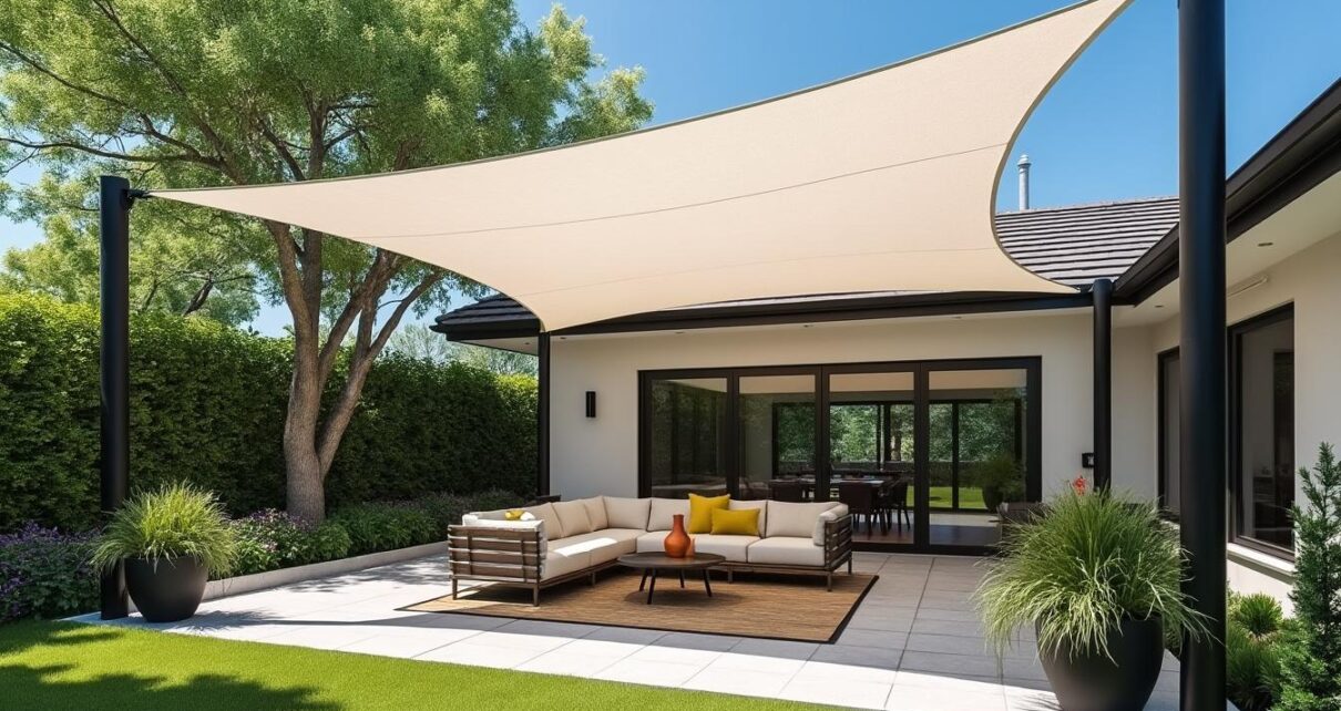 découvrez comment une voile d'ombrage sur mesure peut optimiser l'économie d'énergie tout en améliorant le confort de votre espace extérieur, alliant design et performance.