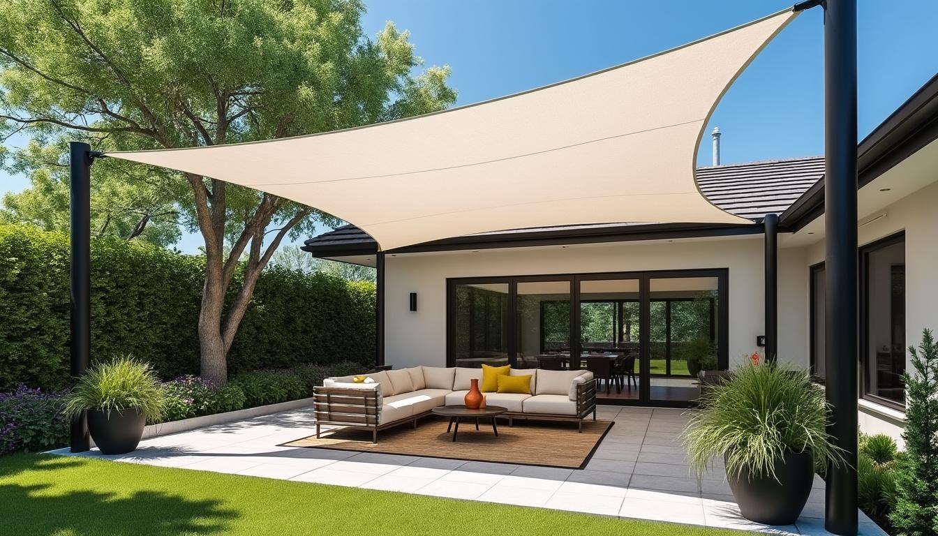 découvrez comment une voile d'ombrage sur mesure peut optimiser l'économie d'énergie tout en améliorant le confort de votre espace extérieur, alliant design et performance.