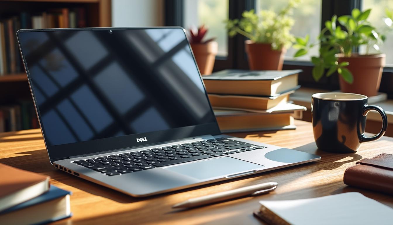 découvrez le pc portable dell 14 pouces, idéal pour les étudiants : performance, légèreté et autonomie pour réussir vos cours en ligne en toute simplicité.