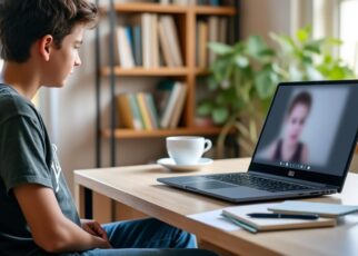 découvrez le pc portable dell 14 pouces, idéal pour les étudiants. léger, performant et adapté aux cours en ligne, il vous accompagne efficacement dans vos études.