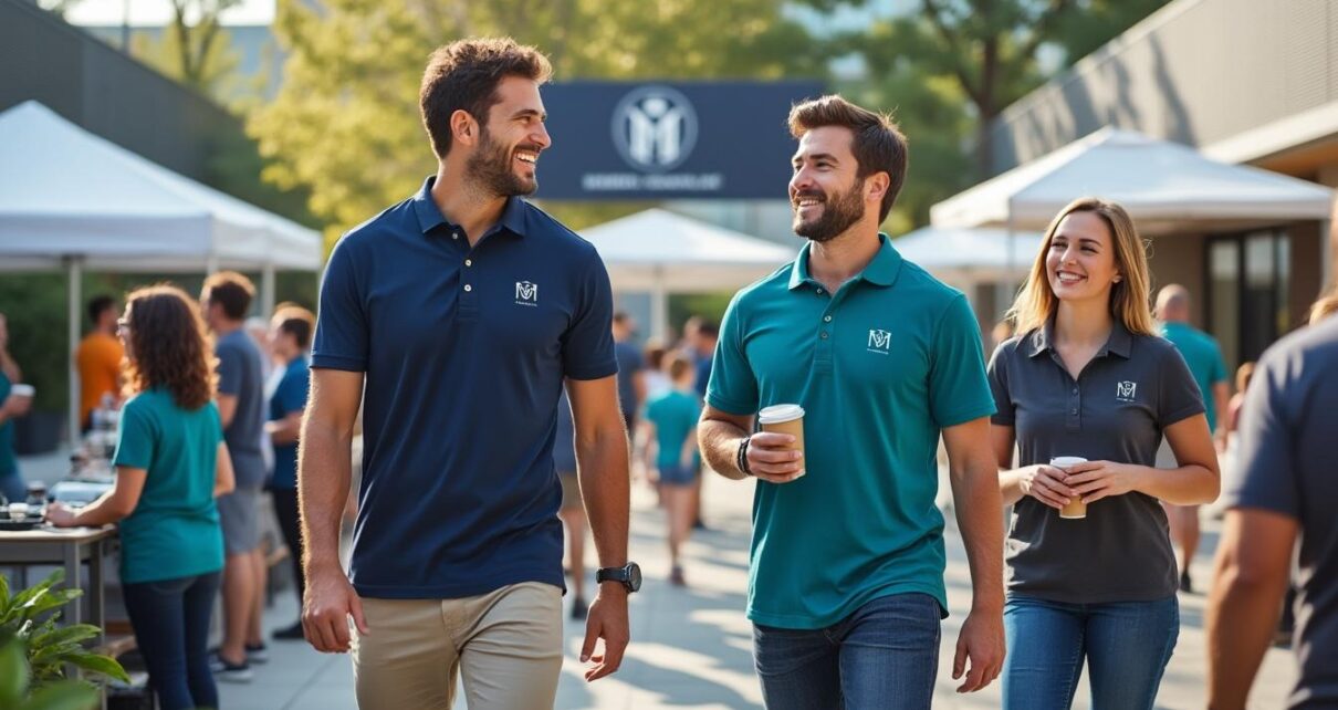 découvrez les avantages d'un polo personnalisé avec votre logo pour renforcer l'image de votre entreprise lors de vos événements professionnels. personnalisation facile en ligne, style et cohésion garantis.