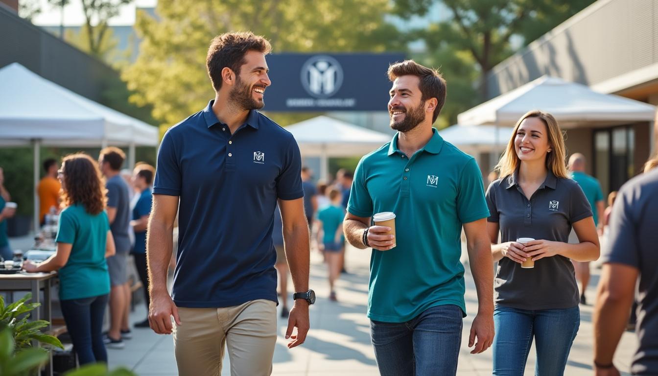 découvrez les avantages d'un polo personnalisé avec votre logo pour renforcer l'image de votre entreprise lors de vos événements professionnels. personnalisation facile en ligne, style et cohésion garantis.
