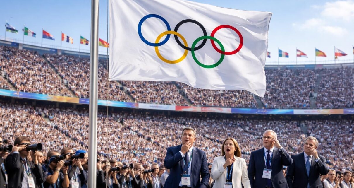 découvrez l'histoire marquante du drapeau olympique hissé à l'envers lors des jeux olympiques, un incident qui a marqué les esprits et suscité de nombreuses réactions.