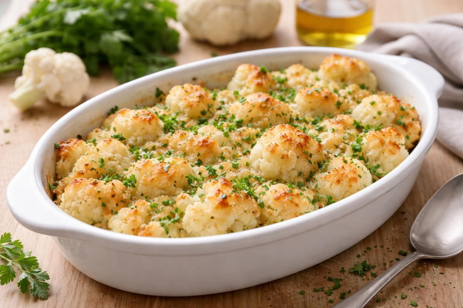 découvrez notre gratin de chou-fleur léger sans béchamel, une recette saine et savoureuse idéale pour un repas équilibré et gourmand.