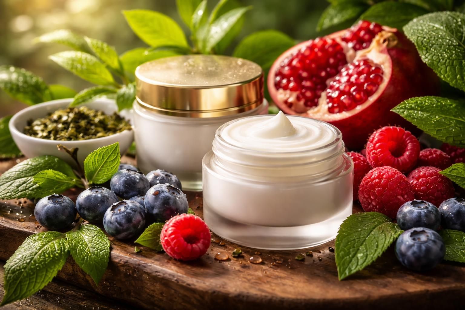 découvrez comment les polyphénols révèlent leurs secrets anti-âge et apportent jeunesse et éclat aux crèmes cosmétiques pour une peau radieuse.
