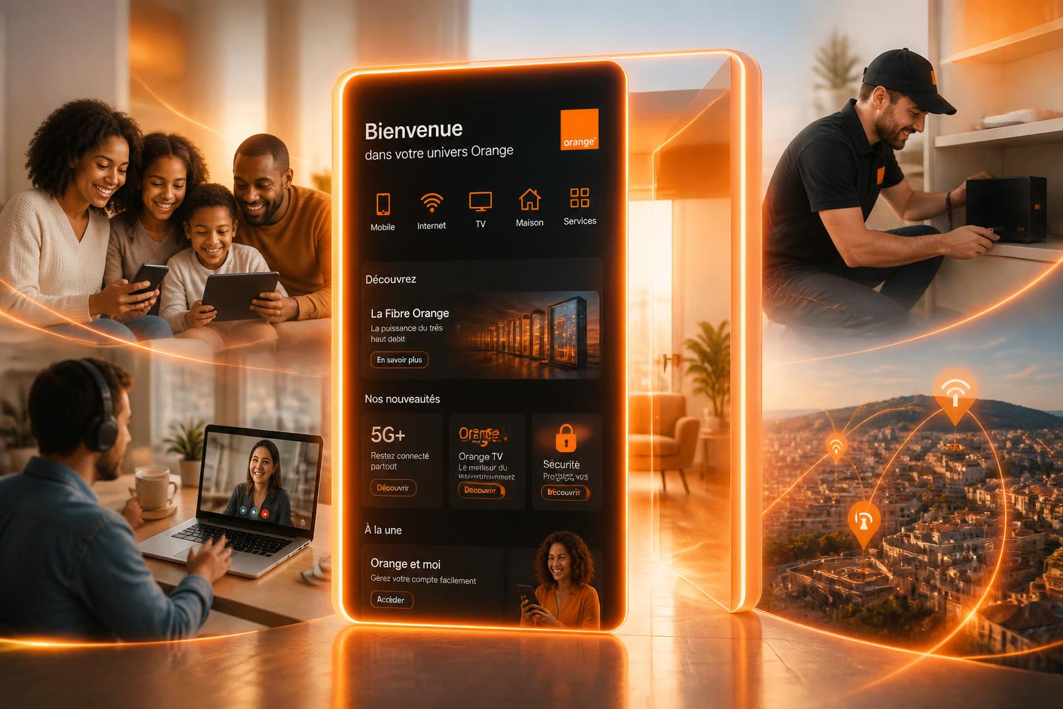explorez le portail orange pour accéder aux dernières nouveautés, services et offres exclusives d'orange, conçus pour répondre à tous vos besoins de communication et divertissement.