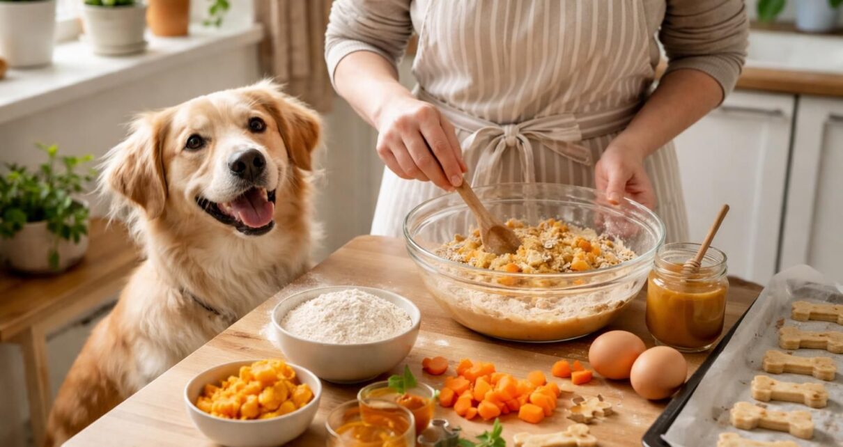 découvrez une recette facile et saine pour préparer une friandise maison pour votre chien, un délice naturel et fait maison qui ravira votre compagnon à quatre pattes.