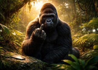 découvrez l'histoire fascinante du gorille célèbre pour son geste provocateur, devenu une véritable icône sur internet grâce à son attitude unique et virale.