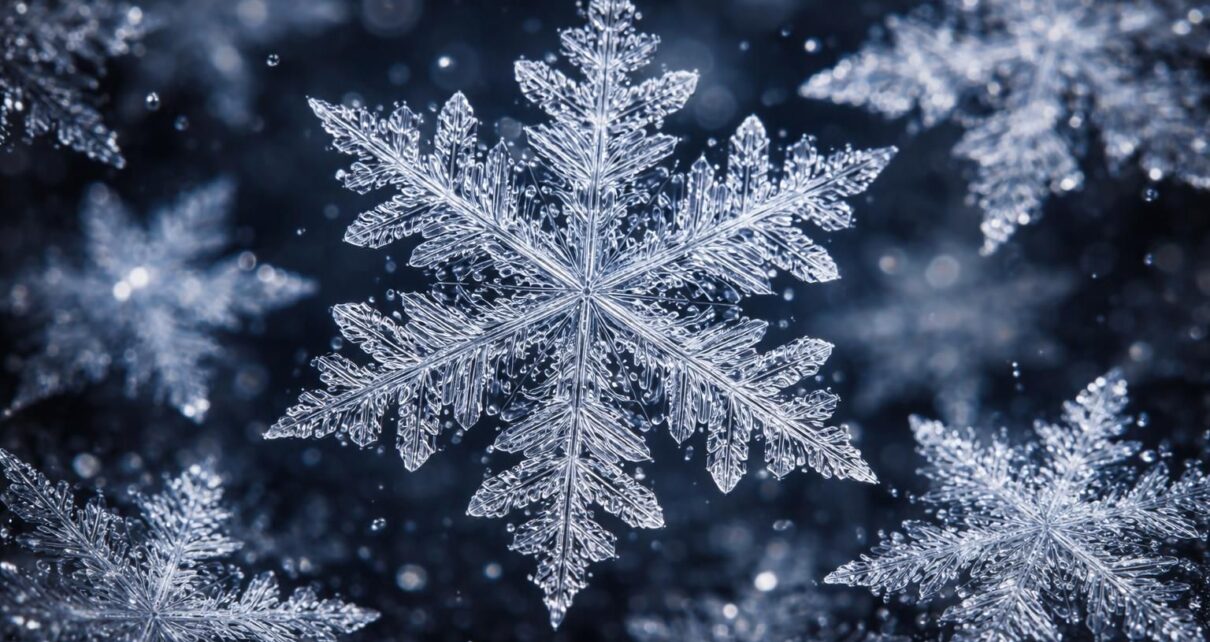 découvrez la beauté fascinante des flocons de neige au microscope et plongez dans un voyage visuel unique qui révèle l'art naturel et la complexité de ces cristaux éphémères.