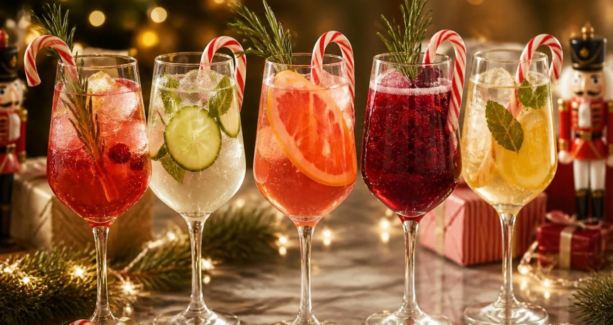 découvrez 5 recettes irrésistibles de cocktail bonbon candy cane spritzer à tester absolument pendant les fêtes pour des moments gourmands et festifs.