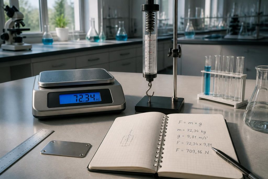 apprenez à convertir facilement les kilogrammes en newtons grâce à notre guide détaillé et à la formule exacte pour des résultats précis.