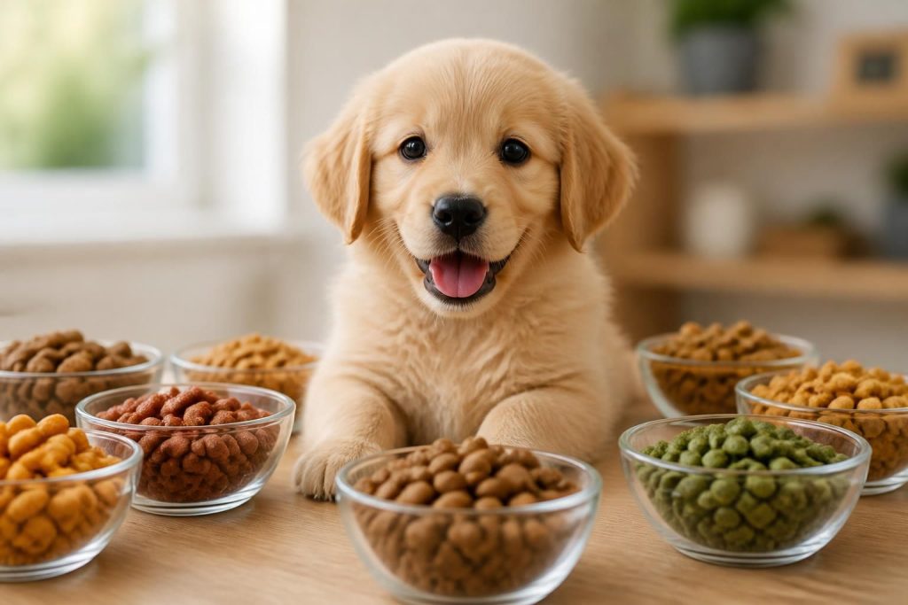 découvrez notre comparatif des meilleures croquettes pour chiot afin de trouver l'alimentation idéale pour la croissance et la santé de votre compagnon à quatre pattes.