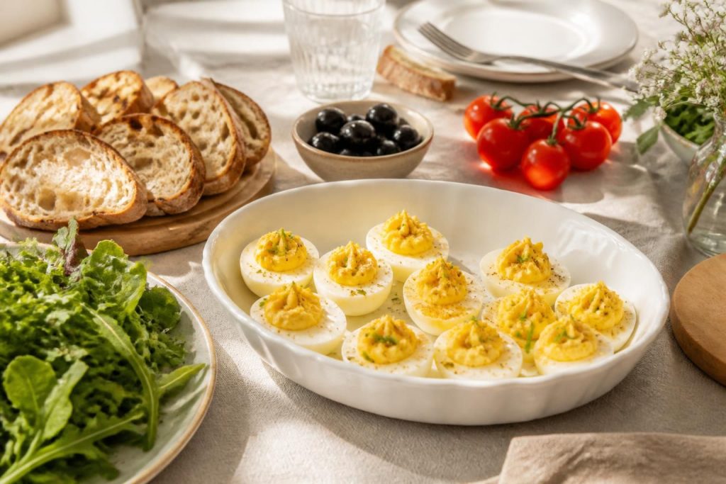 découvrez les meilleures idées d'accompagnements pour sublimer vos œufs mimosa lors de votre prochain repas et surprenez vos convives avec des saveurs délicieuses.