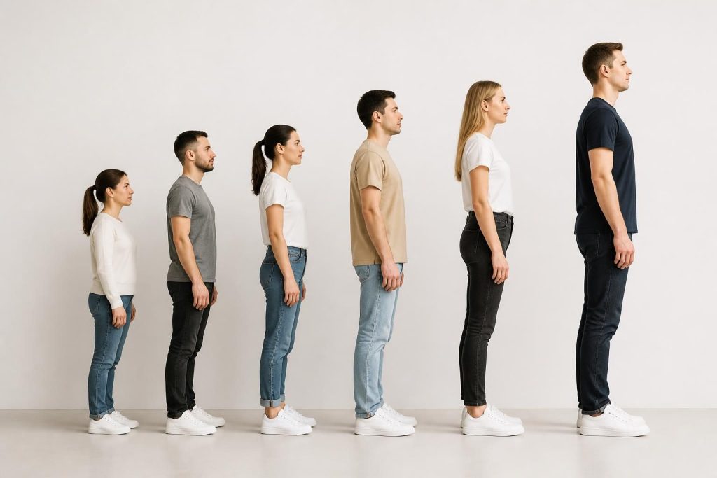découvrez la pointure moyenne de chaussure correspondant à chaque taille pour choisir parfaitement vos chaussures.