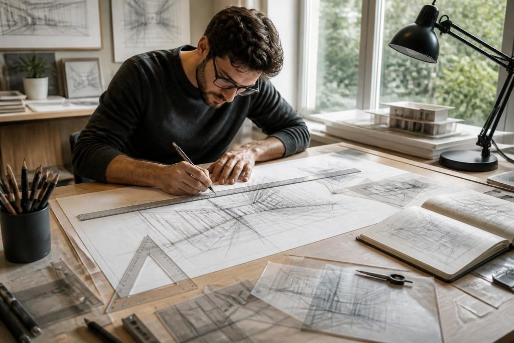 découvrez des techniques avancées pour maîtriser le dessin en perspective et donner profondeur et réalisme à vos créations artistiques.