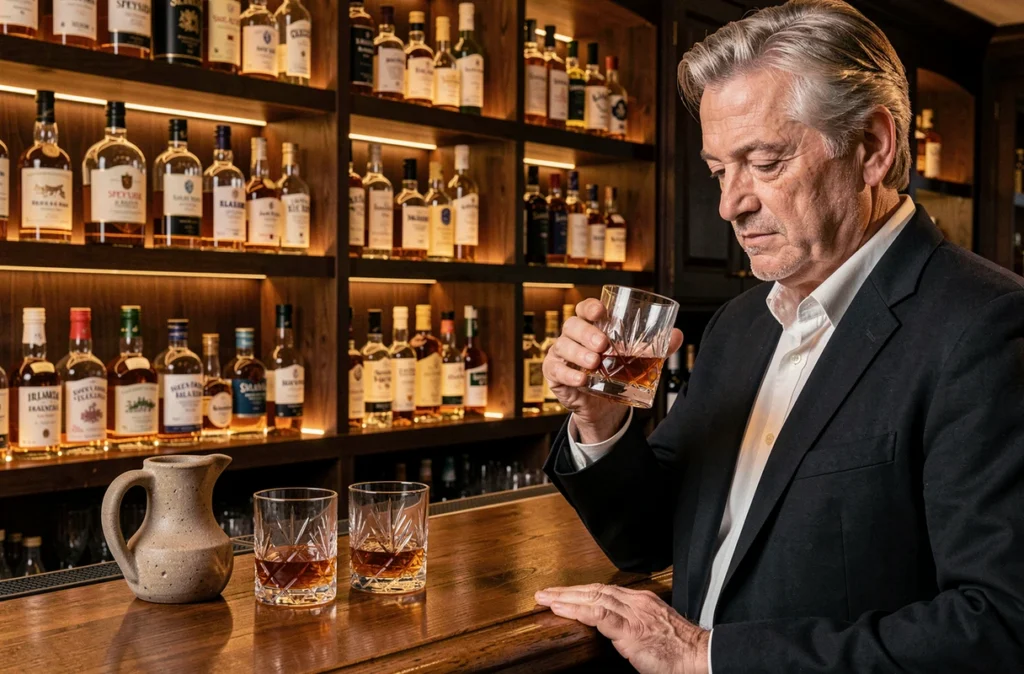 Morrison's Irish Pub à Cannes, bar à whisky avec collection impressionnante de single malts et ambiance feutrée